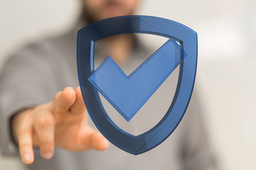 security data code digital in hand