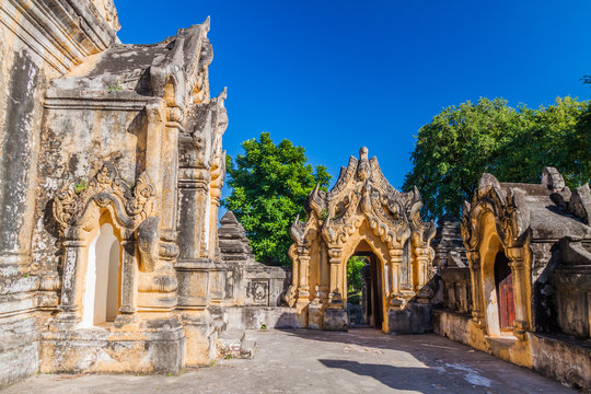 Maha Aungmye Bonzan Monastery in the ancient town Inwa (Ava) near Mandalay, Myanmar