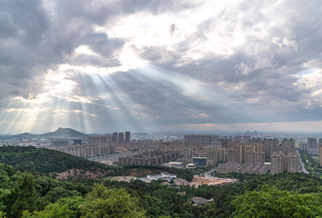 Fototapeta premium view of the city