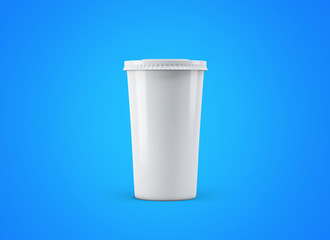 Soda cup. Paper cup on background. Take away cinema cola. Big cardboard cup of beverages to go mockup. 