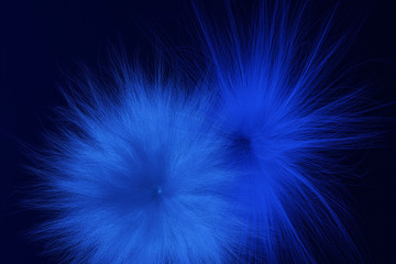 Naklejka premium Artystyczny wygląd streszczenie futra, marzycielskie tło. Zbliżenie, renderowanie 3D i ilustracja.