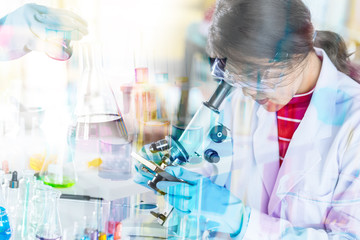 Fototapeta premium laboratory research concept