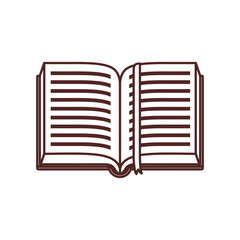 Group of books and banner pennant design