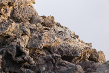 Erta Ale volcano and the base camp 