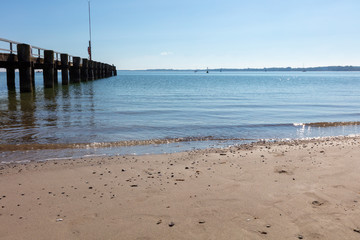 a photo of the beach in beautiful weather