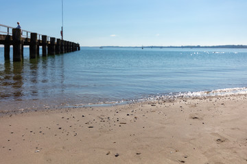 a photo of the beach in beautiful weather