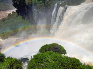 Iguazu falls, waterfalls Argentina, Brazil