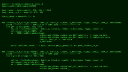 3D Hacking code data flow stream on green. Computer screen with encrypted fast typing coding symbols. Network security, programming, development, cyber encryption with blockchain and crypto concept