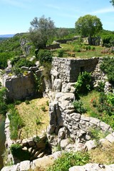 les jardins suspendus du Recatadou à Labeaume en Ardèche