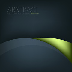 Green vector abstract background with copy space for your text