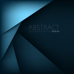 Blue vector abstract background with copy space for your text
