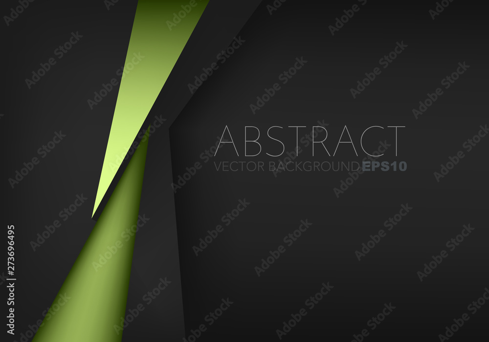 Poster green abstract background with copy space for your text
