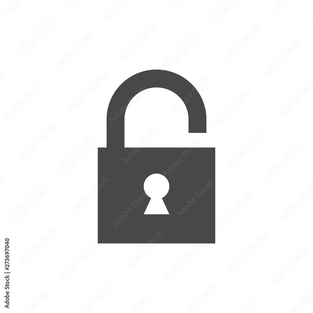 Poster lock icon grey. encryption icon. lock icon in trendy flat style isolated on white background. securi