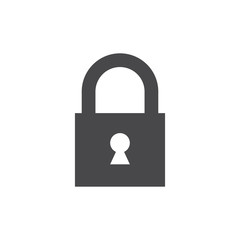 Lock icon. Encryption icon. Lock Icon grey. Security symbol for web design