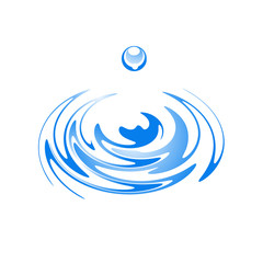 drop of water design logo 