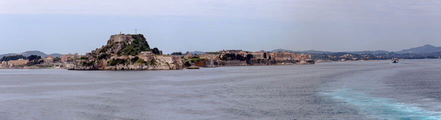 Fototapeta na wymiar Island of Corfu. View of the fortress(Greece)