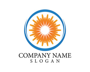 Sun Vector illustration Icon Logo Template design