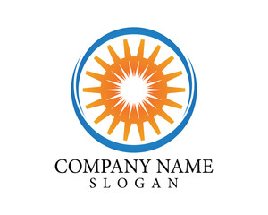Sun Vector illustration Icon Logo Template design