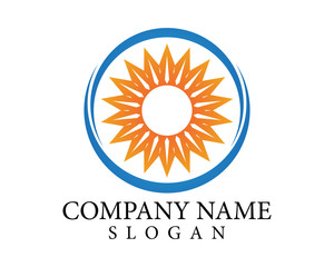 Sun Vector illustration Icon Logo Template design