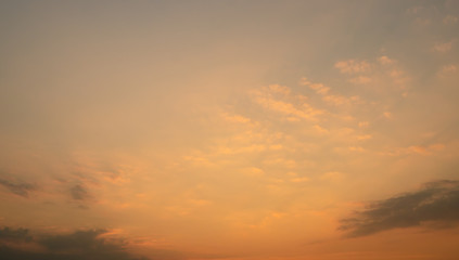 Fototapeta na wymiar Sunset sky with clouds