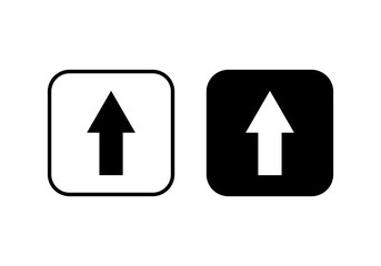 Arrow icon vector. Arrow symbol. navigation icon vector