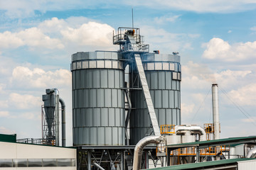 Industrial activity in a rural area