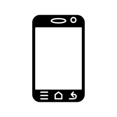 Smartphone icon. Flat Icon Mobile Phone, Handphone