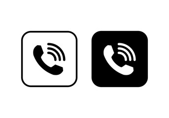 Call icon vector. Phone icon vector. mobile phone. telephone icon