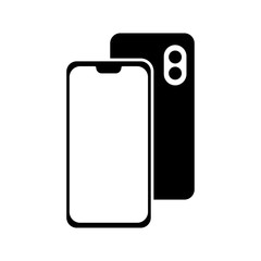 Smartphone icon. Flat Icon Mobile Phone, Handphone