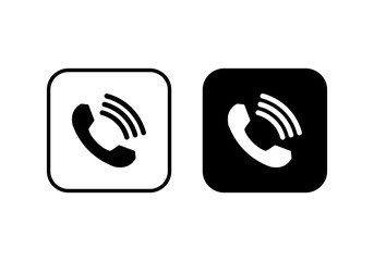Call icon vector. Phone icon vector. mobile phone. telephone icon