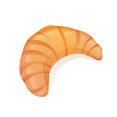 croissant illustration isolated on white background