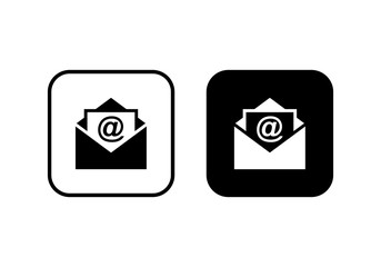 Mail icon vector. E-mail icon. Envelope illustration. Message