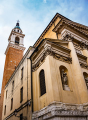 Fototapeta na wymiar San Filippo Neri church in Vicenza, Italia