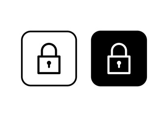 Lock icon vector. Encryption icon. Lock Icon in trendy flat style isolated. Security symbol
