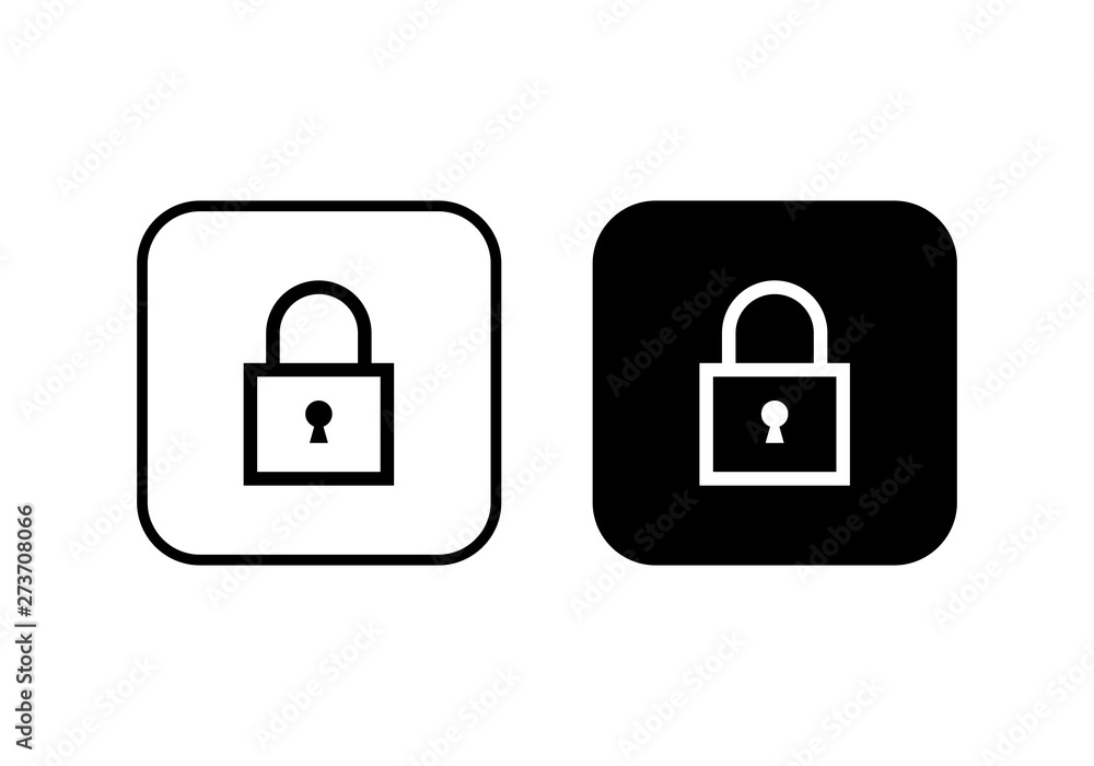 Fototapete lock icon vector. encryption icon. lock icon in trendy flat style isolated. security symbol