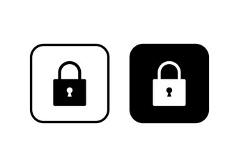 Lock icon vector. Encryption icon. Lock Icon in trendy flat style isolated. Security symbol