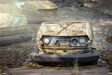 Abandoned amusement park in Pripyat, Chernobyl alienation zone