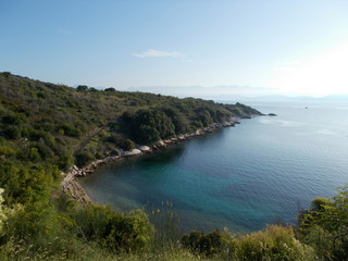 panoramic view of the coast