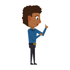 policeman working avatar cartoon character