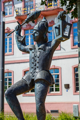 "Bajazz mit der Laterne" auf dem Schillerplatz in Mainz. 13.06.2019