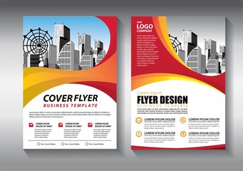 Fototapeta na wymiar Business abstract vector template. Brochure design, cover modern layout, annual report, poster, flyer in A4 with colorful triangles, geometric shapes for tech, science, market with light background