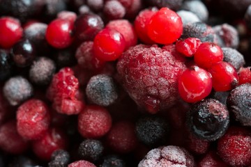 frozen fruit mix of currant, blackberry, raspberry and blueberry. berries fruit mix.