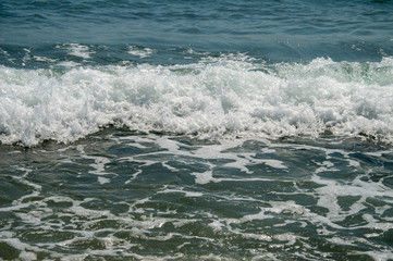 Fototapeta premium waves on the beach