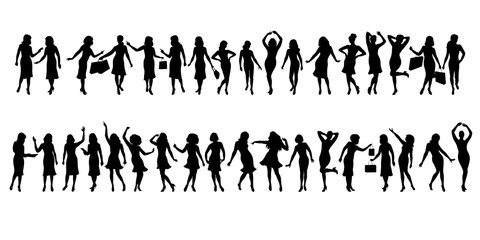 female silhouettes