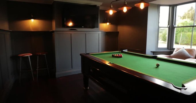 Games Room with a Pool Table