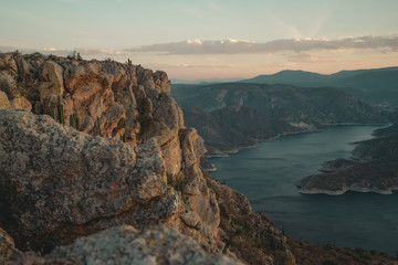 Mirador el Vigilante en la Presa de Zimapán en Hidalgo, México