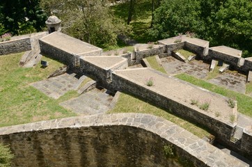 Medieval walls in Pamplona, Spain