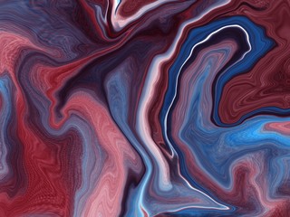 Obraz premium Trend colorful background, made in the technique of fluid art. Abstract marble texture, can be used as a fashionable background for posters, cards, invitations, Wallpaper. Fluid art. Modern art.