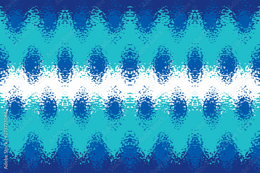 Poster abstract seamless pattern of waves and spots. image in grunge style.