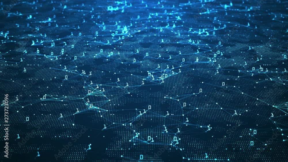 Poster abstract digital technology background. artificial intelligence and machine learning concept.